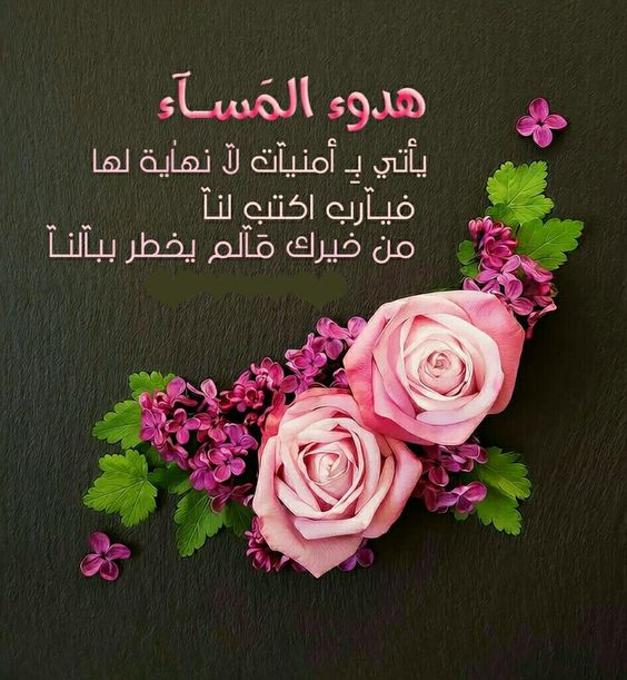 رسائل مسائية 1098 8