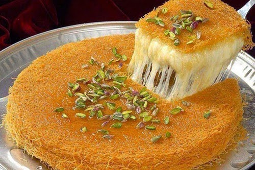 كنافة حبيبة , كنافة نابلسية جميلة